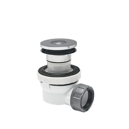 Kit de siphon WIRQUIN Pure Quick Clac pour lavabo avec trop plein