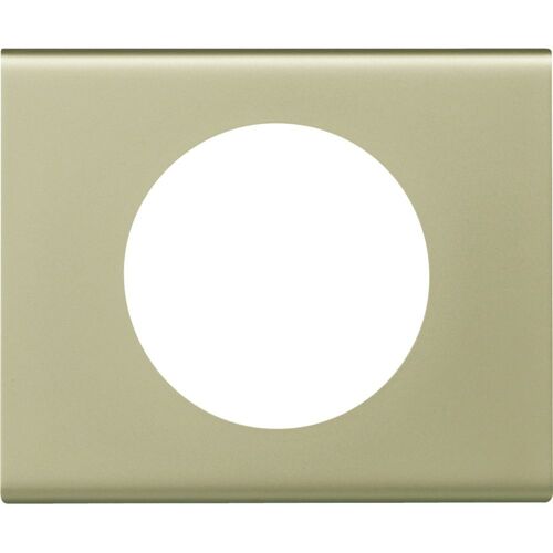 Plaque de finition Legrand pour 1 prise CELIANE nickel velours