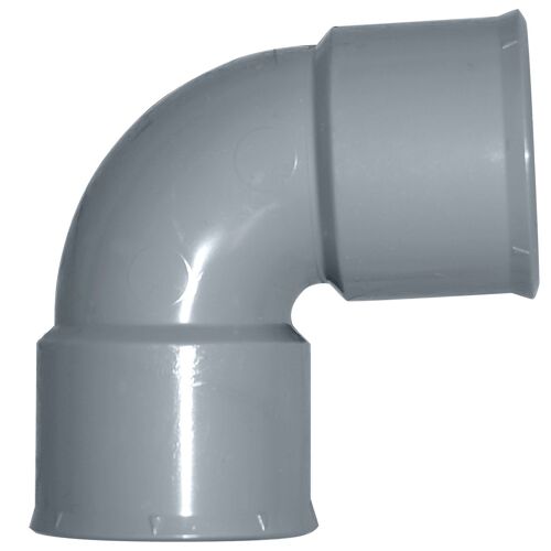 Coude PVC à coller JARDIBRIC femelle-femelle 87.30° d.50