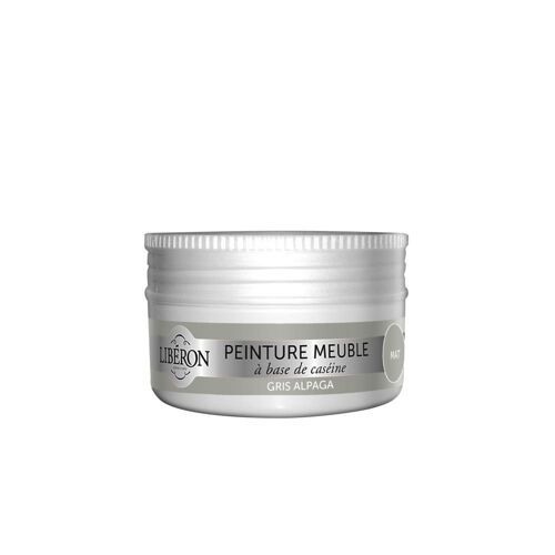 Peinture Meuble Caséine LIBÉRON 0.075L Gris Alpaga