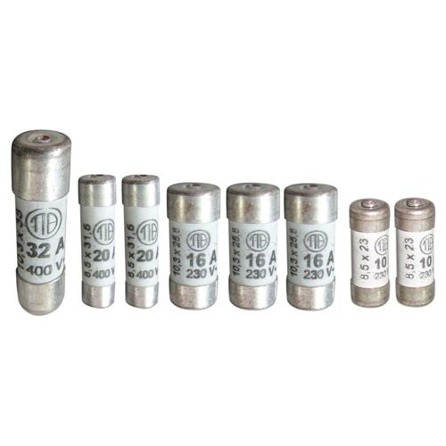 Lot de 8 Fusibles TIBELEC avec Voyant