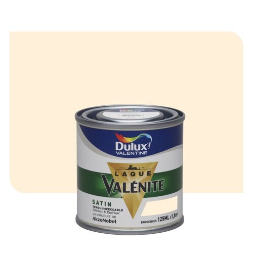 Peinture Dulux Valentine Laque Valénite Satin Blanc Cassé 125ml