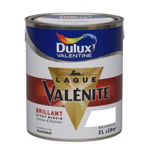 Laque Ultra résist Valénite blanc brillant Dulux Valentine 2