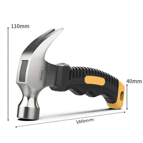 160mm Multifonctionnel Mini Griffe Marteau Tbr Poignée En Plastique Léger Portable Travail Du Bois Masse Fenêtre Briseur Outil À Main