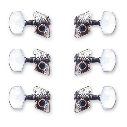 Ez17900n - Mécaniques Acoustique Individuelle Double Trou Chrome Par 6