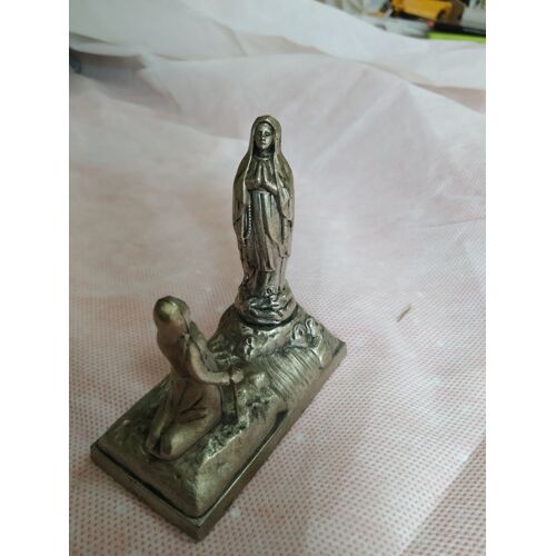 Statuette Religieuse Marie Bernadette 6cm Acier