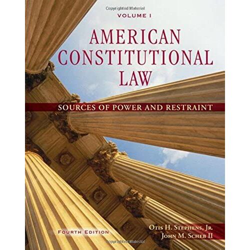 American Constitutional Law, Volume I: Sources Of Power And Restraint: 1
