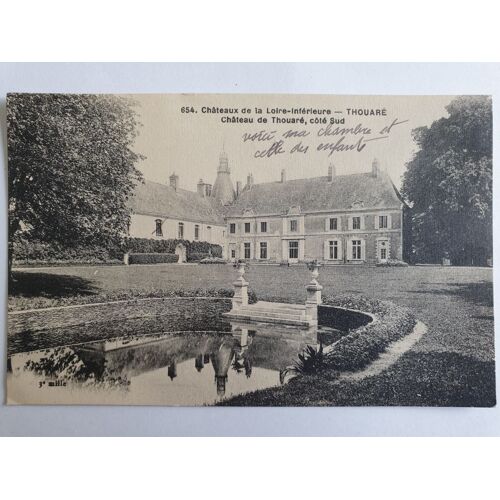 Carte Postale Ancienne Ref 59, Loire Atlantique 44, Thouare, Le Château Côté Sud
