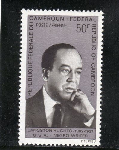 Timbre De Poste Aérienne Du Cameroun (Ecrivain Noir)