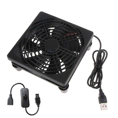 Ventilateur de 120 mm avec 1 vitesse 5V USB alimenté par ventilateur de boîtier de 120 mm Ventilateur de PC de jeu 1400PRM