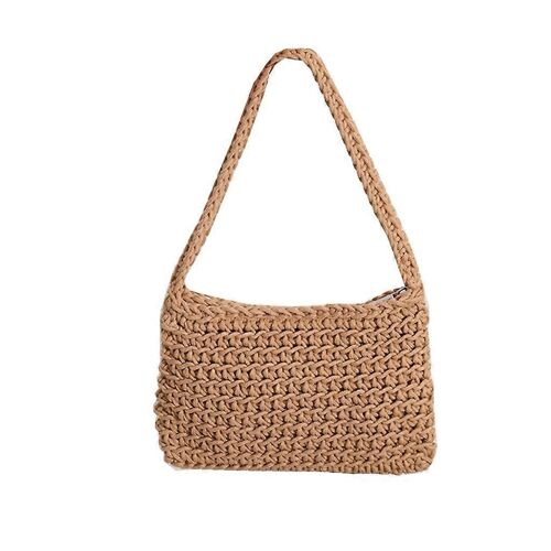 Sac à bandoulière tissé pour femmes sac à bandoulière fourre-tout mode sac à main sacs à bandoulière