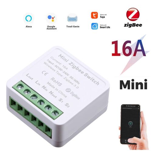 Interrupteur Tuya Mini Zigbee Dissimulé Pour Lampes Led Et Halogènes