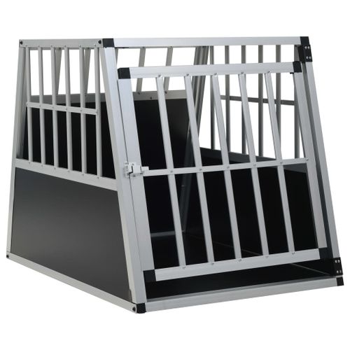 Cage Pour Chien Avec Une Porte 65 X 91 X 69,5 Cm Noir Helloshop26 02_0000062