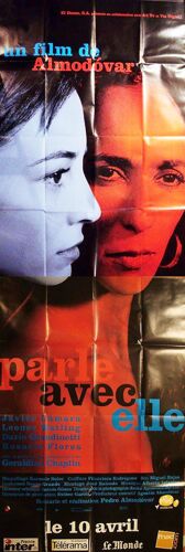 Parle Avec Elle - Véritable Affiche De Cinéma Pliée En 2 Parties - Format 120x280 Cm - De Pedro Almodóvar Avec Javier Camara, Paz Vega, Dario Grandinetti, Leonor Watling, Rosario Flores - 2002