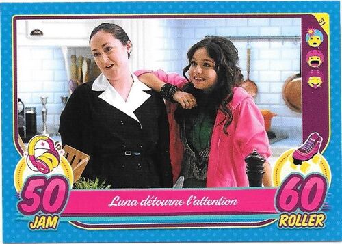 N° 31 Luna Détourne L'attention Trading Card Game Disney Soy Luna Topps