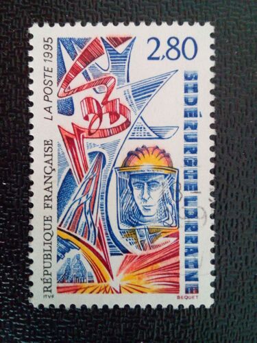 Timbre France Yt 2940 Sidérurgie Lorraine 1995 ( 1412 )