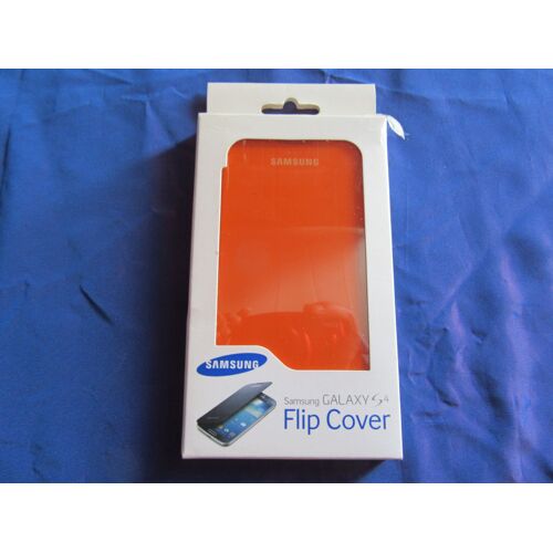 Samsung Flip Cover Ef-Fi950boeg - Étui À Rabat Pour Téléphone Portable - Orange - Pour Galaxy S4