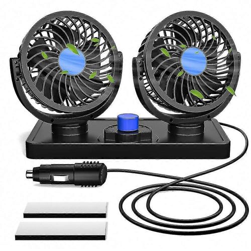 12v Usb Mini Ventilateur de voiture Ventilateur à double tête Ventilateur électrique Alimentations de voiture