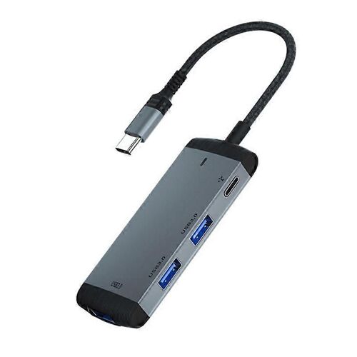 HUB USB-C 4 en 1 HUB USB3.0 Station d'accueil rapide Type-C 5 Gbit/s Répartiteur USB 3.0