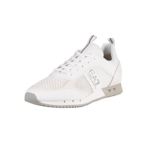 Ea7 Baskets Tissées Blanc