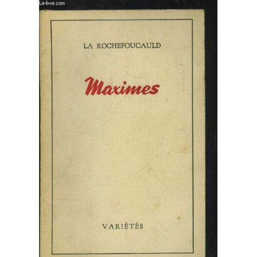 Maximes