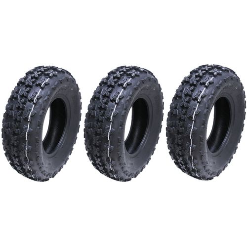 21x7.00-10 Slasher ATV Quad Tyres WP01 Wanda Race 6ply E marked Tires (Set of 3)
