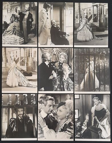La Valse De Paris - Film 1950 Réalisé Marcel Achard Avec Pierre Fresnay , Yvonne Printemps - 9 Photos Originales De Tournage De Cinéma - Affiche 24x18,5 Cm - Vie Jacques Offenbach -Paris Second Empire