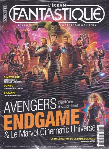 Ecran Fantastique / Avengers Endgame / Marvel Cinematic Universe / N° 407