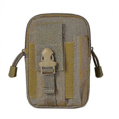 Nylon Waist Pack Bag Pouch Utility Camping Randonnée Fanny Packs Sac de téléphone portable Khaki