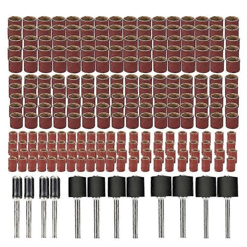 Anneaux De Papier De Verre Résistant À L'usure Abrasifs Durables Accessoires De Meulage De Papier 252 Pcs