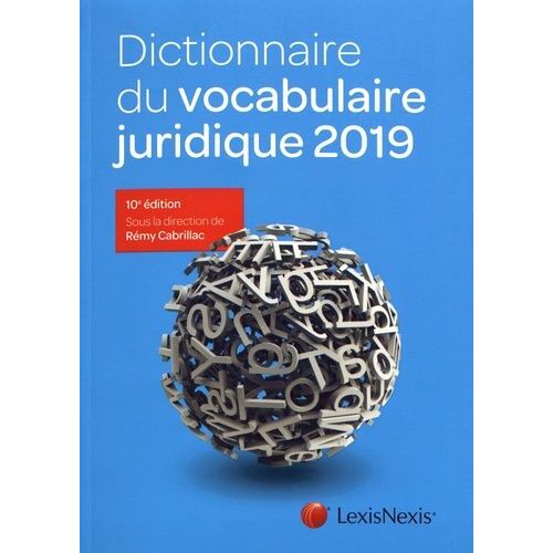 Dictionnaire Du Vocabulaire Juridique