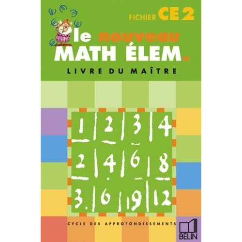 Nouveau Math Elem Ce2 Livre Du Maitre Fichier