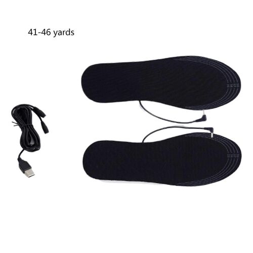 1 Paire Hommes Femmes Unisexe Hiver Usb Électrique Alimenté Diy Coupe Chauffage Chaud Pied En 