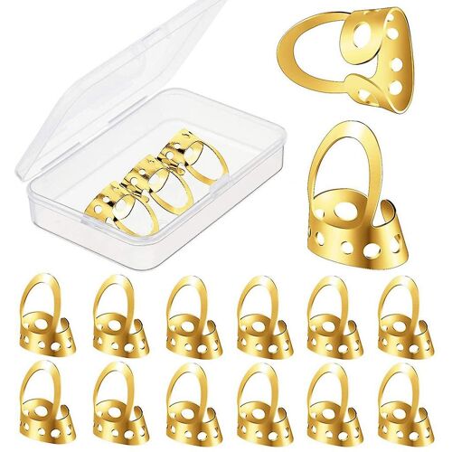 8 Pièces Réglables En Métal Médiators Fingerstyle Pour Banjo Guitare Basse Plectre