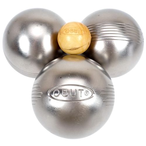 Boules De Pétanque Obut Loisir Inox Side 73 Mm Gris 78783
