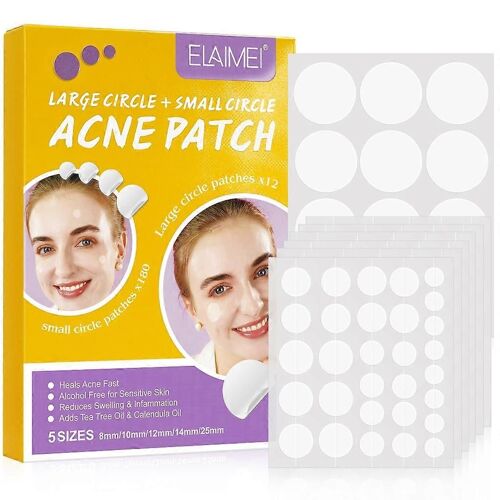 Patchs De Boutons D'acné Autocollants Invisibles Traitement De L'acné Outil De Suppression De Boutons