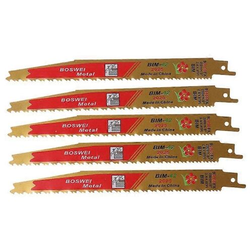 5 Pc 8 pouces BIM Alternative Coupe Rapide Lame De Scie S3456XF Pour La Coupe De Bois En Métal