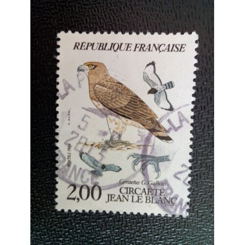 Timbre France Yt 2338 Serpent-Aigle À Bout Court (Circaetus Gallicus Gallicus) 1984