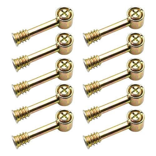 Écrou De Marteau Vis Écrou Excentrique De Montage Contre-Écrou Pour Armoire Commode Connexion 10pcs