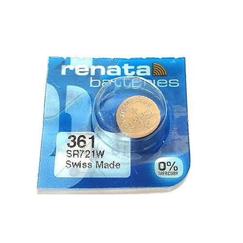 RENATA Blister de 1 Pile bouton oxyde argent X361 SR721W