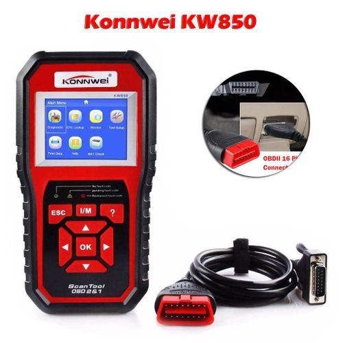 Konnwei Kw850 Pleine Obd2 Voiture Scanner Car Auto Diagnostic Tool Lecteur De Code Obdii
