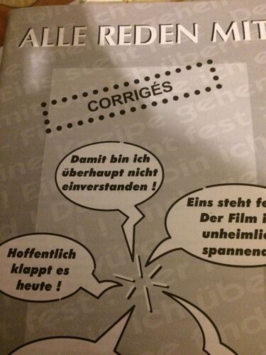 Alle Reden Mit Corriges