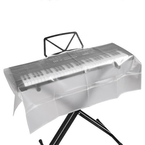 Clavier 61 Touches Housse Anti-Poussière Housse De Piano Électronique Transparente Housse De Protection De Piano Numérique Étanche