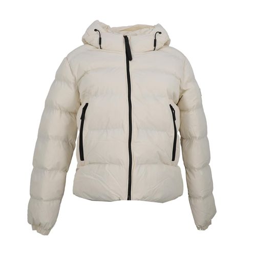 Doudounes Synthétiques Superdry Hooded Sports Puffer Jkt Off Wht L Blanc 38