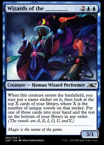 Wizards Of The... - Magic - Unfinity Vo - C - 64/244