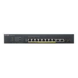 Zyxel XS1930-12HP - Commutateur - intelligent - 8 x 100/1000/2.5G/5G/10GBase-T (PoE++) + 2 x 100/1000/2.5G/5G/10GBase-T + 2 x 10 Gigabit SFP+ - Montable sur rack - PoE++ (375 W)