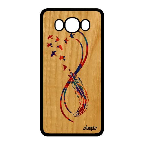 Coque En Bois Samsung J7 2016 Silicone Infini Oiseau Dual Sim Eternel De Samsung Galaxy J7 2016