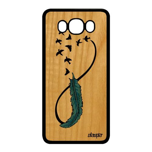 Coque Silicone Samsung J7 2016 En Bois Et Infini Telephone De Protection Samsung Galaxy J7 2016