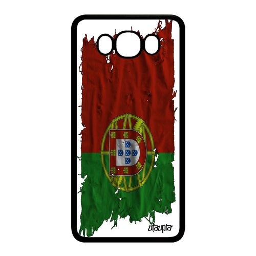 Coque Drapeau Portugal Portugais Galaxy J7 2016 Silicone Basket Football Samsung Galaxy J7 2016