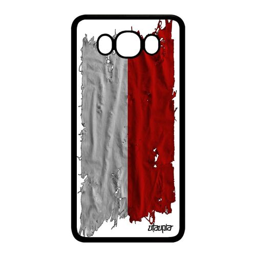Coque Drapeau Pologne Polonais Samsung Galaxy J7 2016 Silicone Basket Dessin Jo